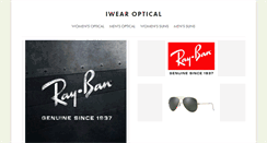 Desktop Screenshot of iwearoptical.com